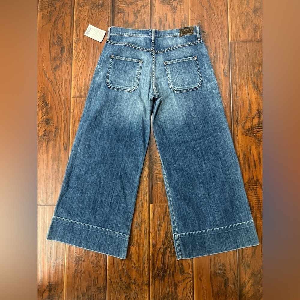 NWT Anthropologie Citizens of Humanity Size 28 Poise Wide-Leg Crop Jeans - Picture 11 of 12